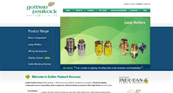 Desktop Screenshot of goldenpeakock.com
